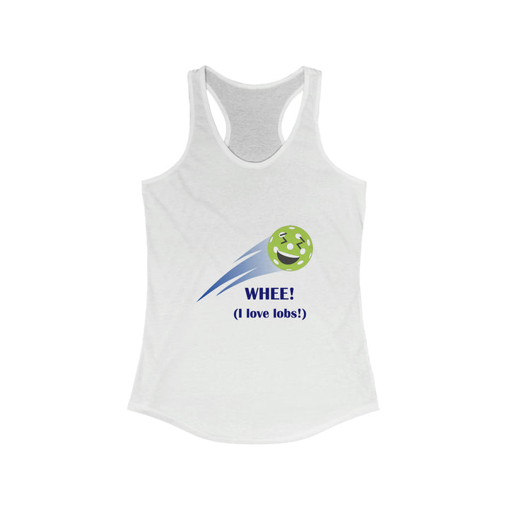 I Love Lobs! Women's Racerback Tank - Great Pickleball Stuff