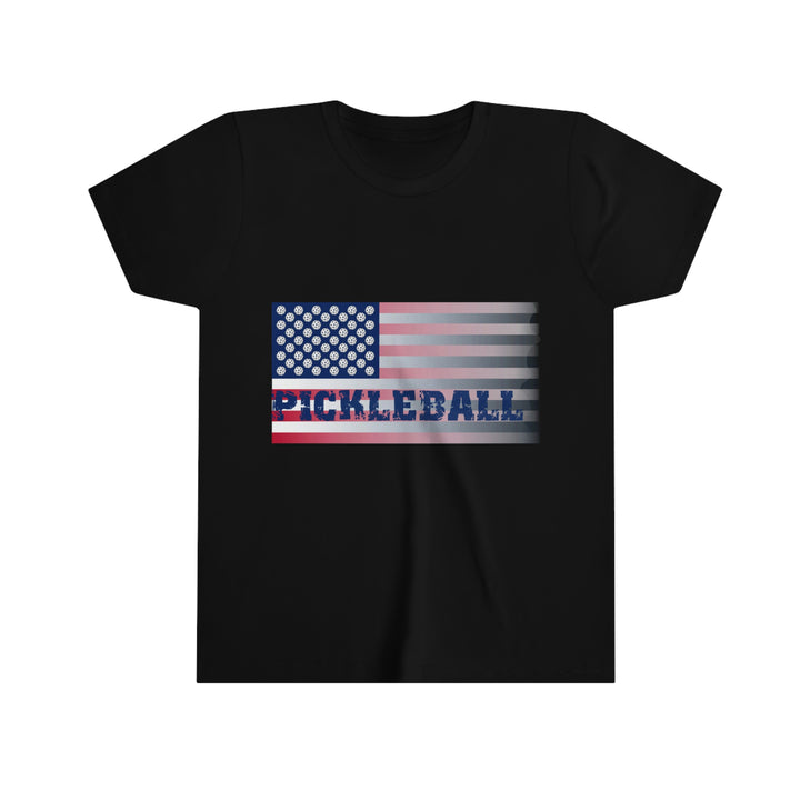 Pickleball Flag (Faded) Youth T-Shirt - Great Pickleball Stuff