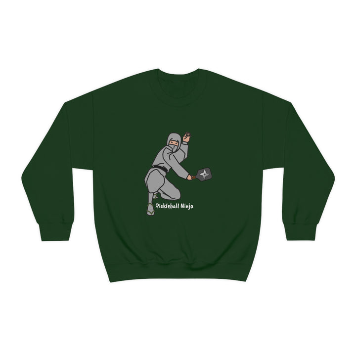 Pickleball Ninja-Male Unisex Crewneck Sweatshirt - Great Pickleball Stuff