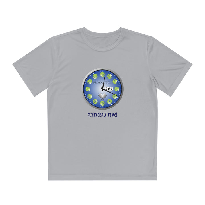 Pickleball Time Youth Moisture-Wicking T-Shirt - Great Pickleball Stuff