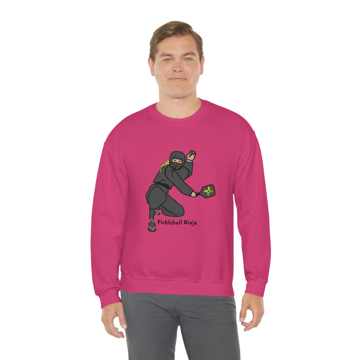 Pickleball Ninja-Female Unisex Crewneck Sweatshirt - Great Pickleball Stuff