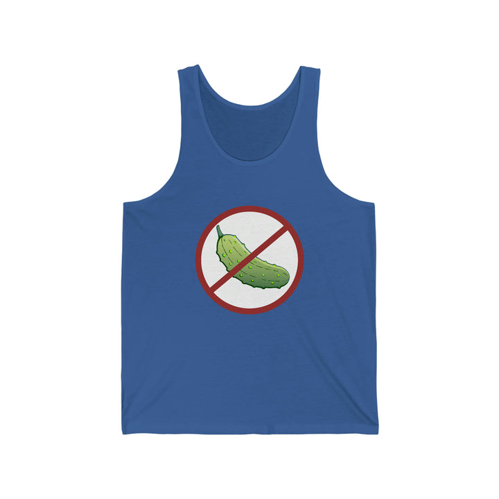 No Pickle! Unisex Cotton Tank - Great Pickleball Stuff