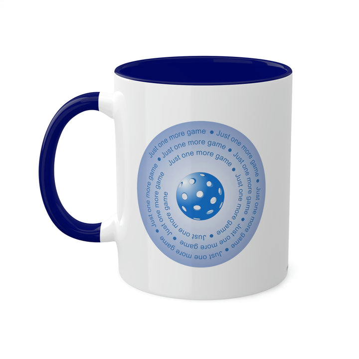 Just One More Game-Blue Coffee Mug - Great Pickleball Stuff