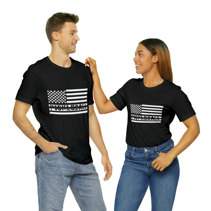 Pickleball Flag Transparent Unisex T-Shirt - Great Pickleball Stuff