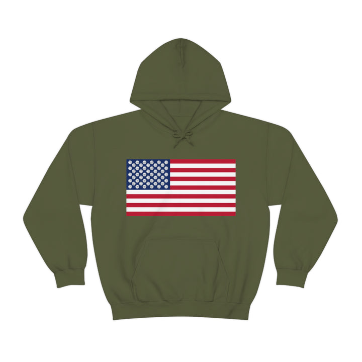 Pickleball Stars Flag Unisex Hoodie - Great Pickleball Stuff