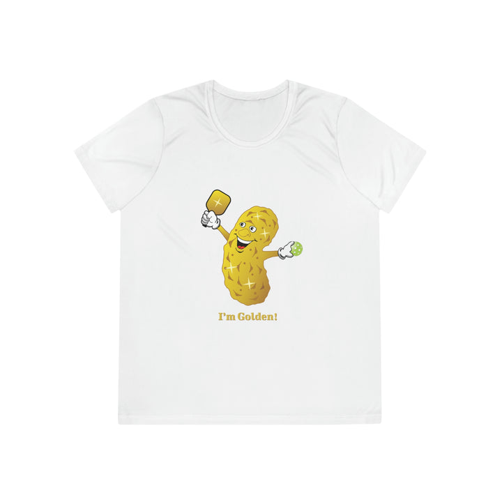 I'm Golden! Women's Moisture-Wicking T-Shirt - Great Pickleball Stuff