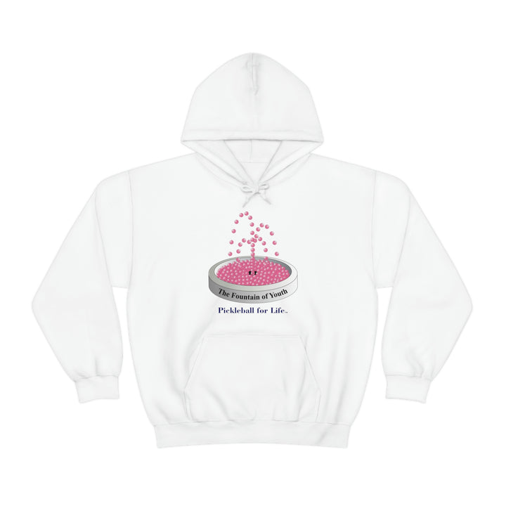 The Pickleball Fountain-Pink Unisex Hoodie - Great Pickleball Stuff