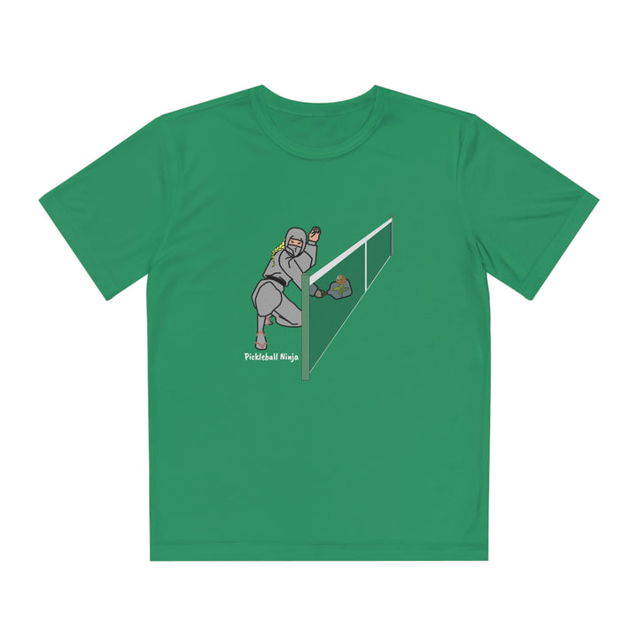 Pickleball Ninja Dinking-Female Youth Moisture-Wicking T-Shirt - Great Pickleball Stuff