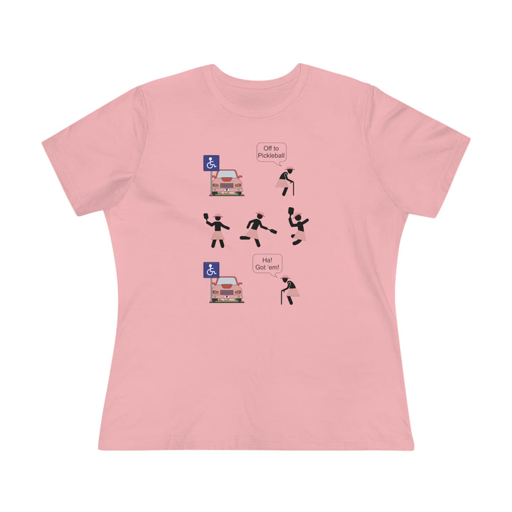 Got'em! (Old Woman) Women's Relaxed-Fit T-shirt - Great Pickleball Stuff