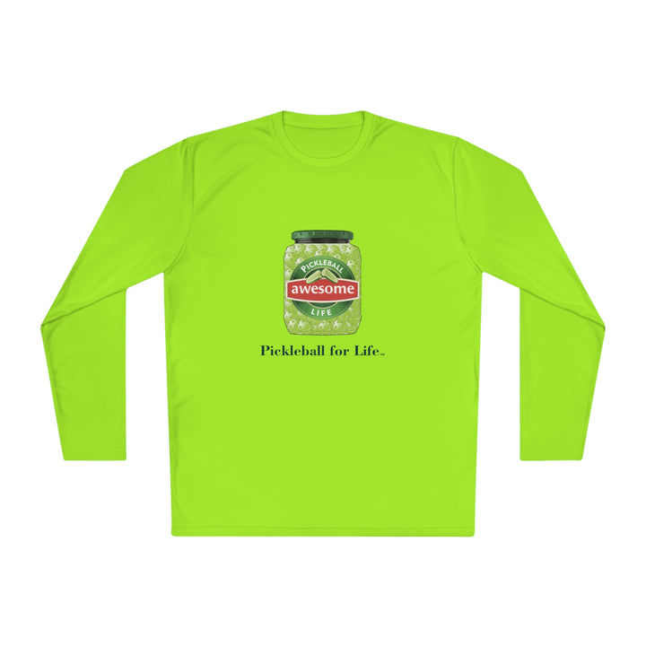 Awesome Pickles Unisex Moisture-Wicking Long Sleeve Tee - Great Pickleball Stuff