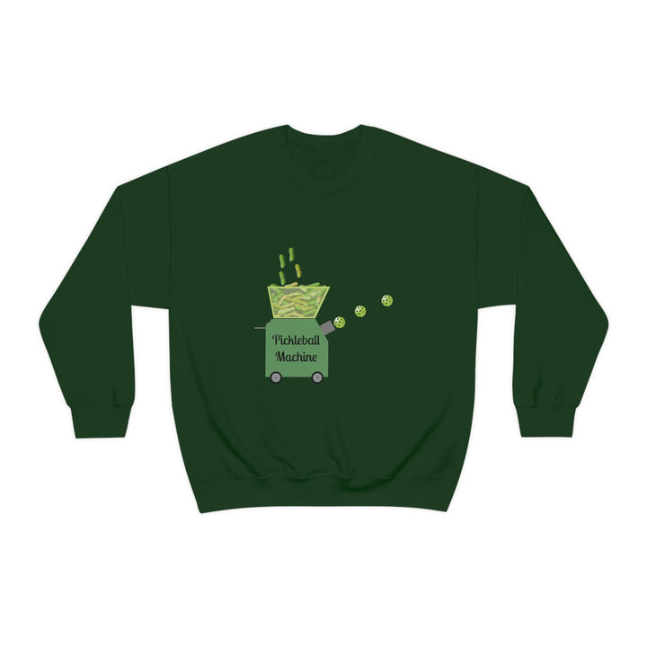 The Pickleball Machine Unisex Crewneck Sweatshirt - Great Pickleball Stuff