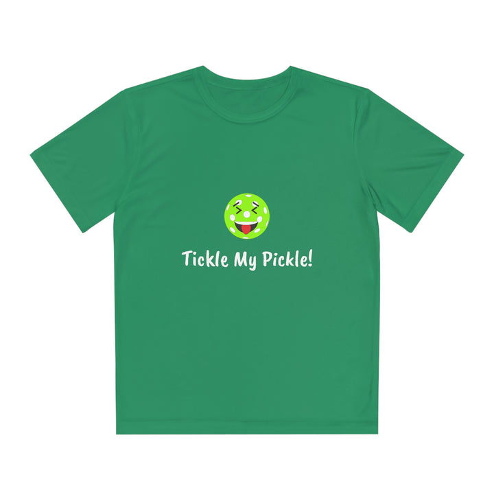 Tickle My Pickle Youth Moisture-Wicking T-Shirt - Great Pickleball Stuff