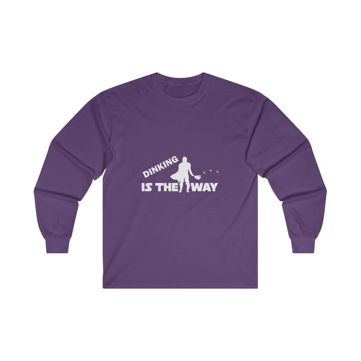 Dinking is the Way Ultra Cotton Long Sleeve Tee - Great Pickleball Stuff