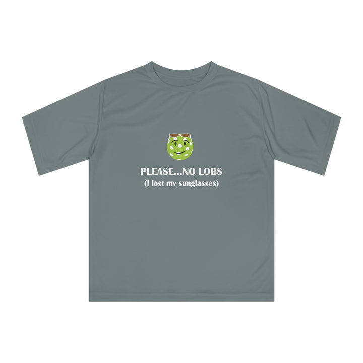 Please No Lobs-I Lost My Sunglasses Unisex Moisture-Wicking T-Shirt - Great Pickleball Stuff