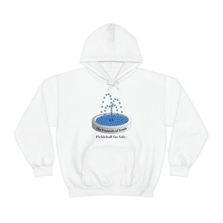 The Pickleball Fountain-Blue Unisex Hoodie - Great Pickleball Stuff