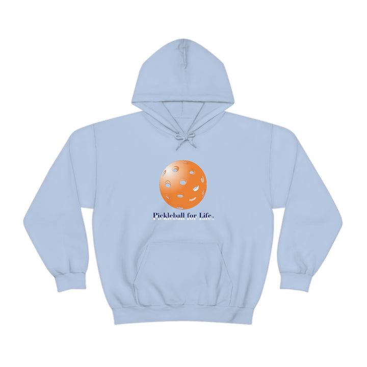 Pickleball for Life-Orange Unisex Hoodie - Great Pickleball Stuff