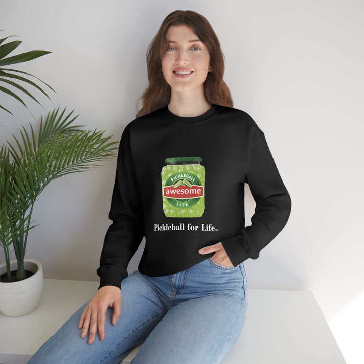 Awesome Pickles Unisex Crewneck Sweatshirt - Great Pickleball Stuff