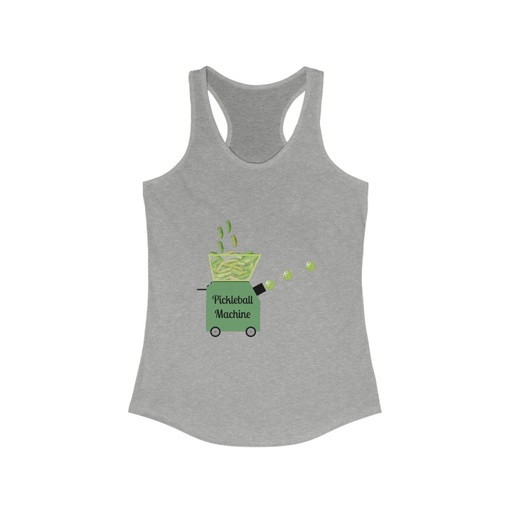 The Pickleball Machine Women's Racerback Tank - Great Pickleball Stuff