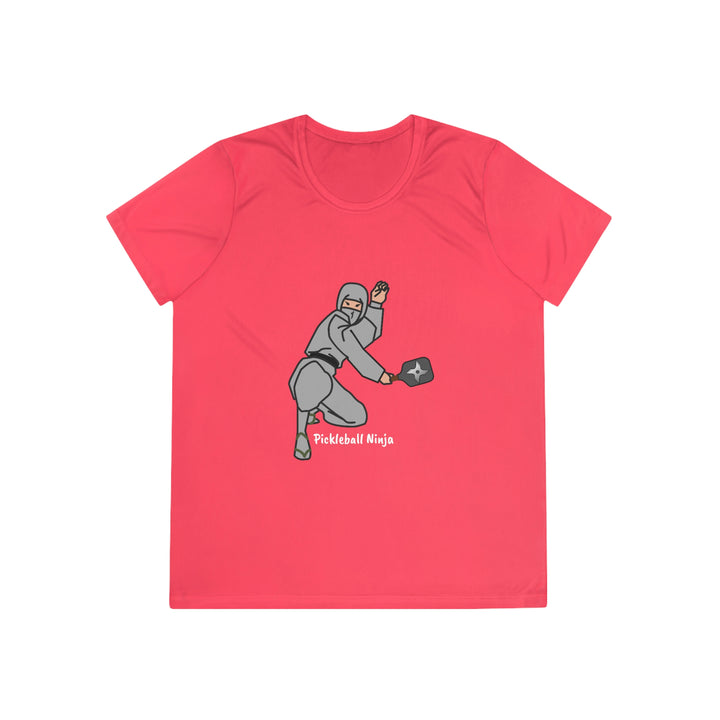 Pickleball Ninja-Male Women's Moisture-Wicking T-Shirt - Great Pickleball Stuff