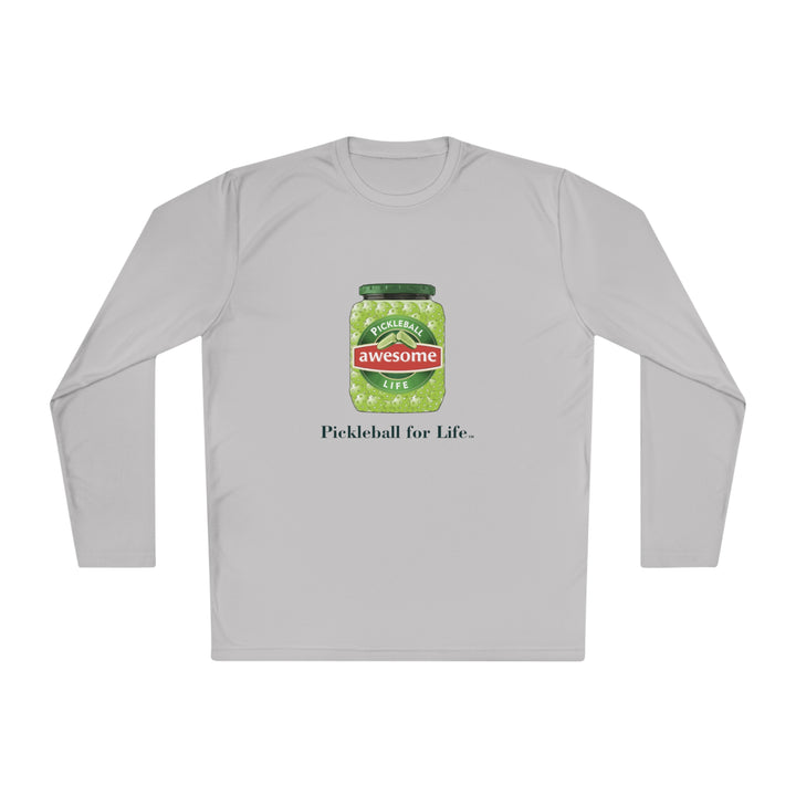 Awesome Pickles Unisex Moisture-Wicking Long Sleeve Tee - Great Pickleball Stuff