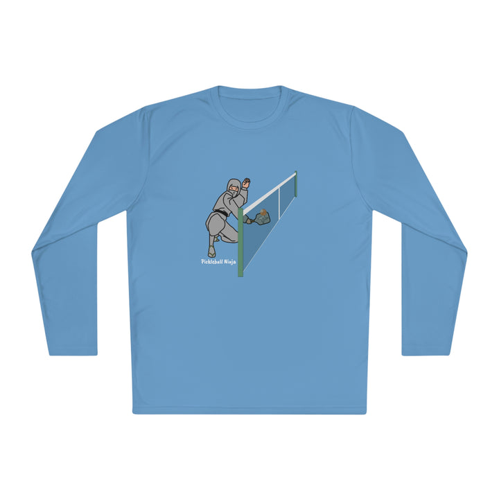 Pickleball Ninja Dinking-Male Unisex Moisture-Wicking Long Sleeve Tee - Great Pickleball Stuff