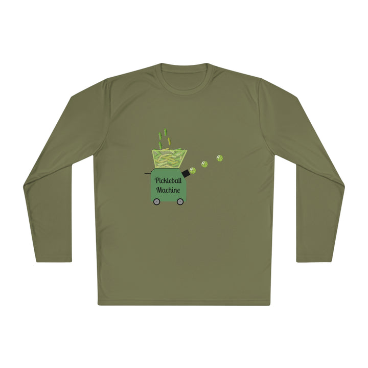 The Pickleball Machine Unisex Moisture-Wicking Long Sleeve Tee - Great Pickleball Stuff