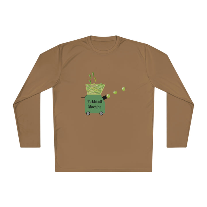 The Pickleball Machine Unisex Moisture-Wicking Long Sleeve Tee - Great Pickleball Stuff