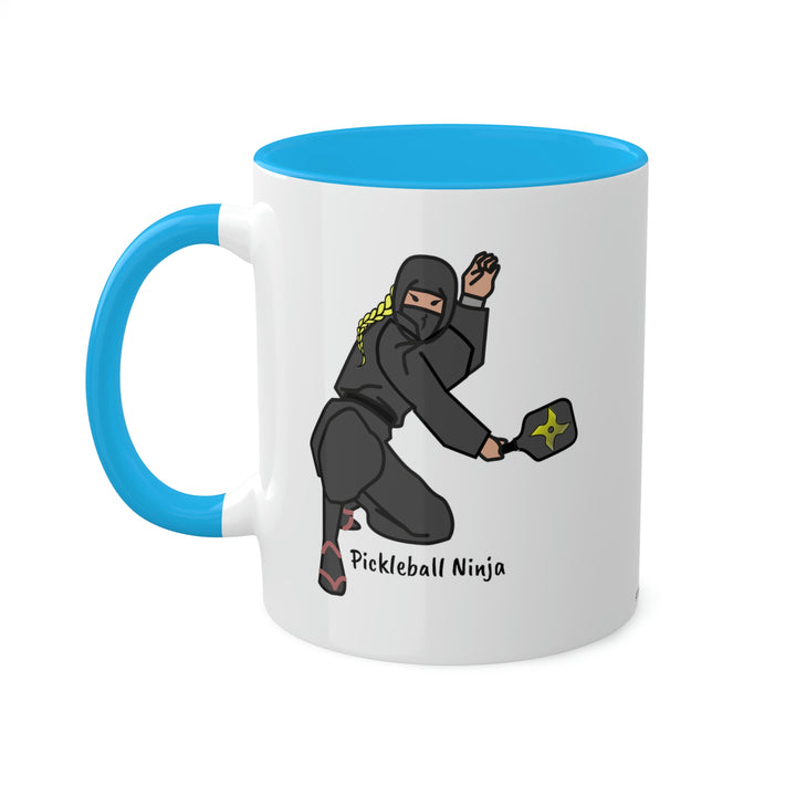 Pickleball Ninja-Female Coffee Mug-Great Pickleball Stuff