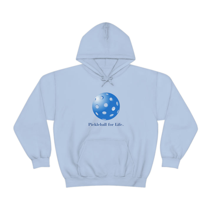 Pickleball for Life-Blue Unisex Hoodie - Great Pickleball Stuff