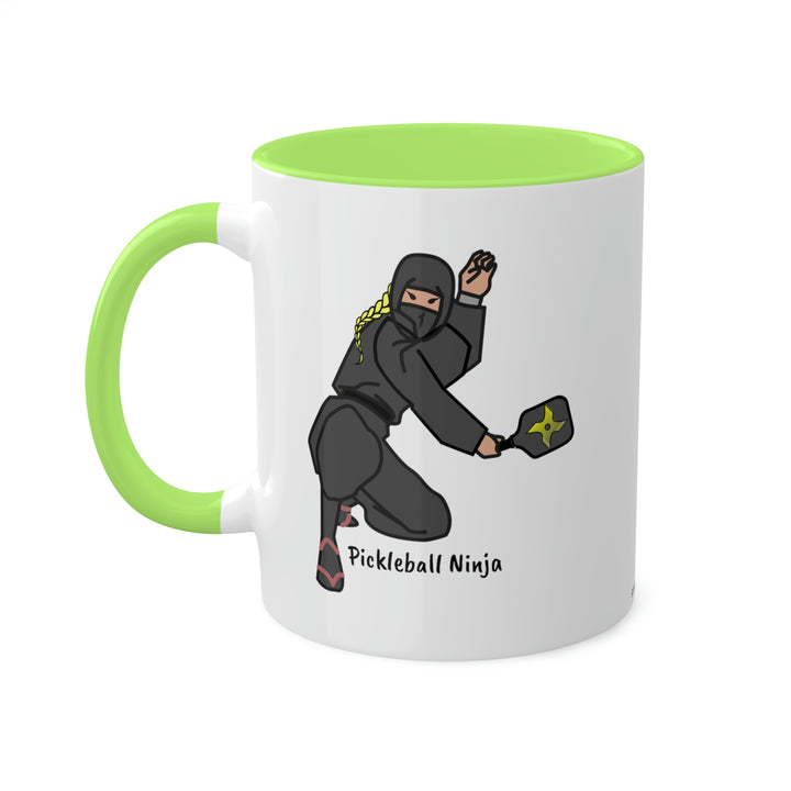 Pickleball Ninja-Female Coffee Mug-Great Pickleball Stuff