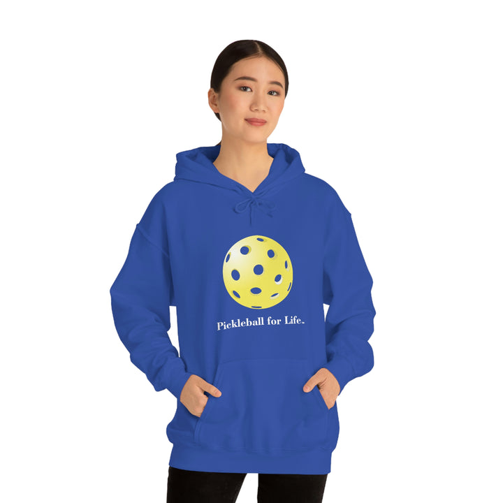 Pickleball for Life-Yellow Unisex Hoodie - Great Pickleball Stuff