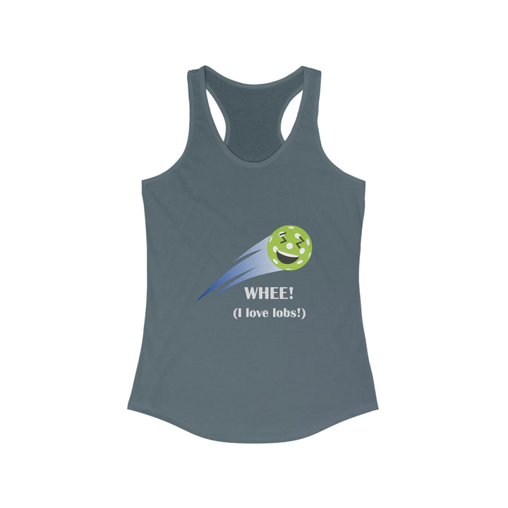 I Love Lobs! Women's Racerback Tank - Great Pickleball Stuff