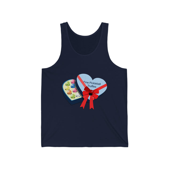 Pickleball Truffles Unisex Cotton Tank - Great Pickleball Stuff