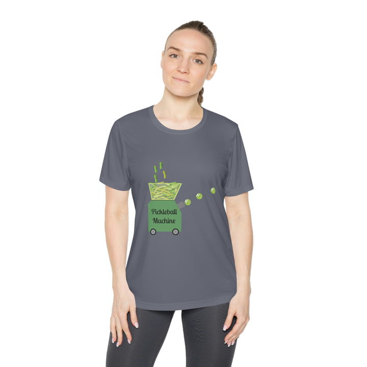 The Pickleball Machine Women's Moisture-Wicking T-Shirt - Great Pickleball Stuff