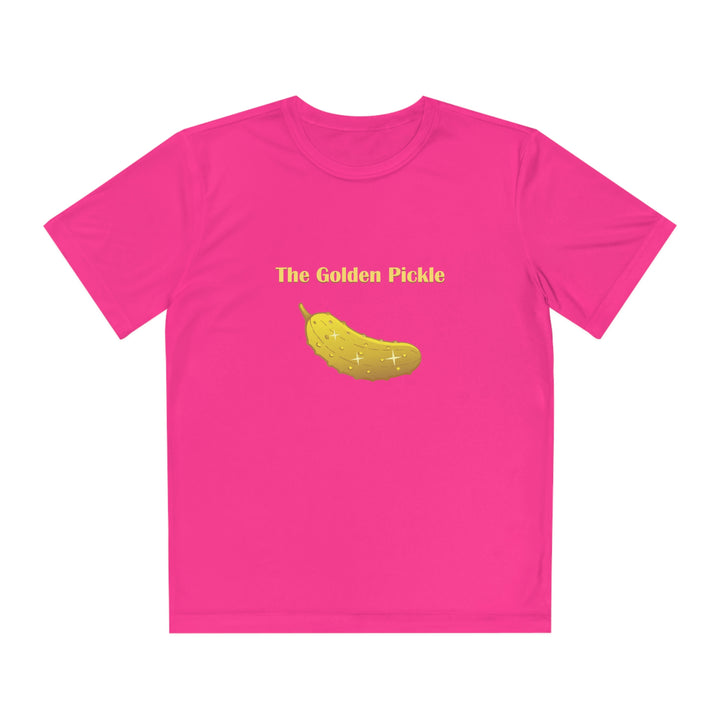 The Golden Pickle Youth Moisture-Wicking T-Shirt - Great Pickleball Stuff