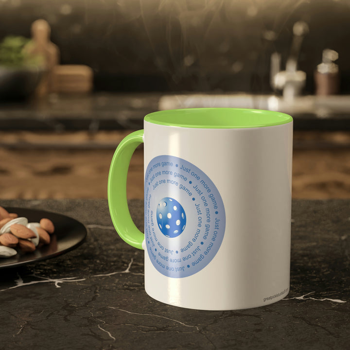 Just One More Game-Blue Coffee Mug - Great Pickleball Stuff