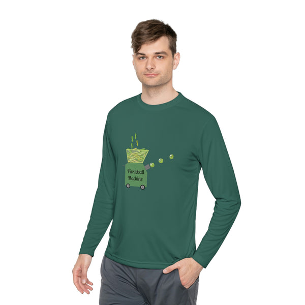 The Pickleball Machine Unisex Moisture-Wicking Long Sleeve Tee - Great Pickleball Stuff