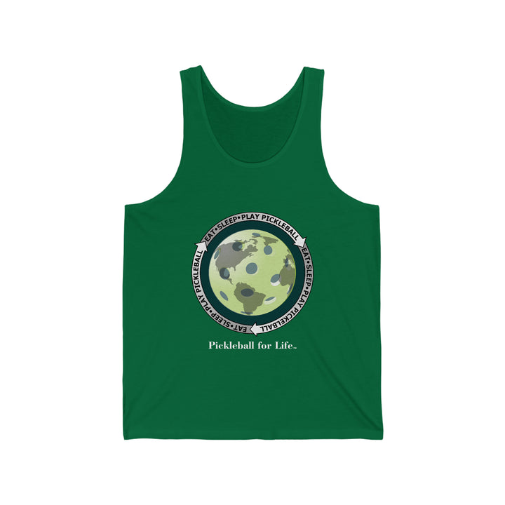 Eat Sleep Play Pickleball Unisex Cotton Tank - Great Pickleball Stuff