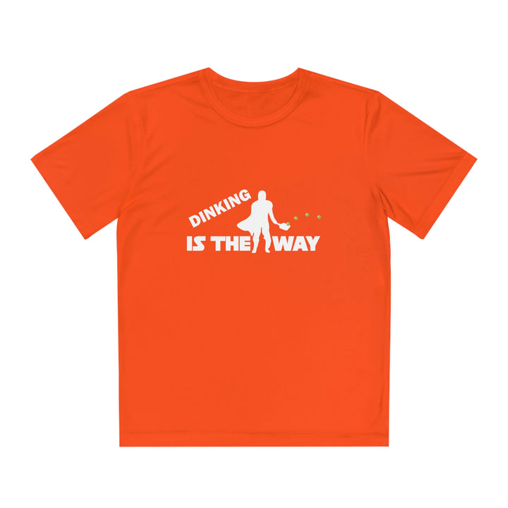 Dinking is the Way Youth Moisture-Wicking T-Shirt - Great Pickleball Stuff