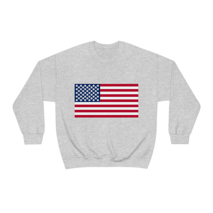 Pickleball Stars Flag Unisex Crewneck Sweatshirt - Great Pickleball Stuff