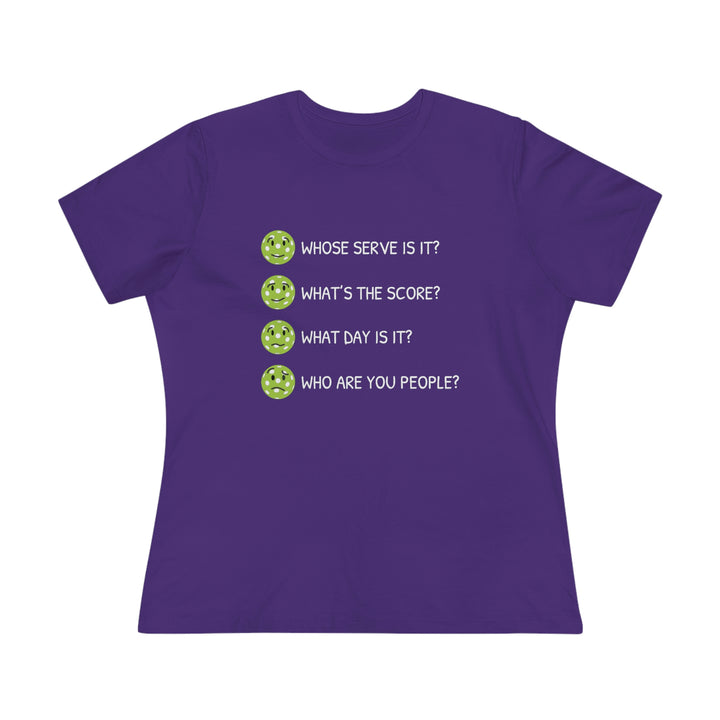 Who Are You People? Women's Relaxed-Fit T-shirt - Great Pickleball Stuff