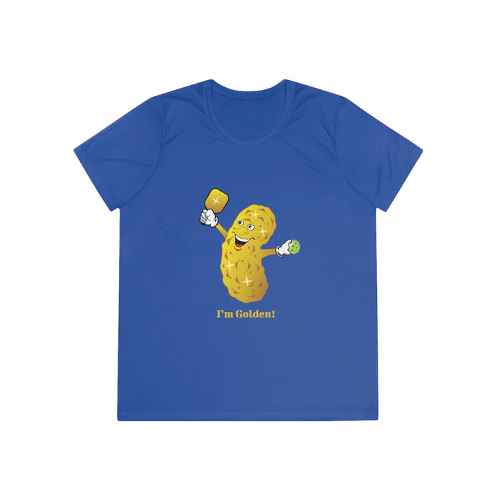 I'm Golden! Women's Moisture-Wicking T-Shirt - Great Pickleball Stuff