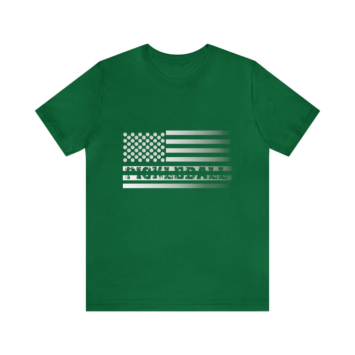 Pickleball Flag Transparent (Faded) Unisex T-Shirt - Great Pickleball Stuff