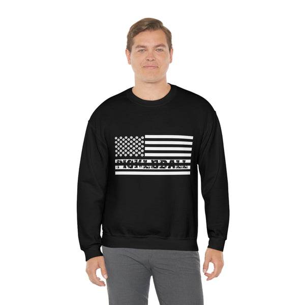 Pickleball Flag Transparent Unisex Crewneck Sweatshirt - Great Pickleball Stuff