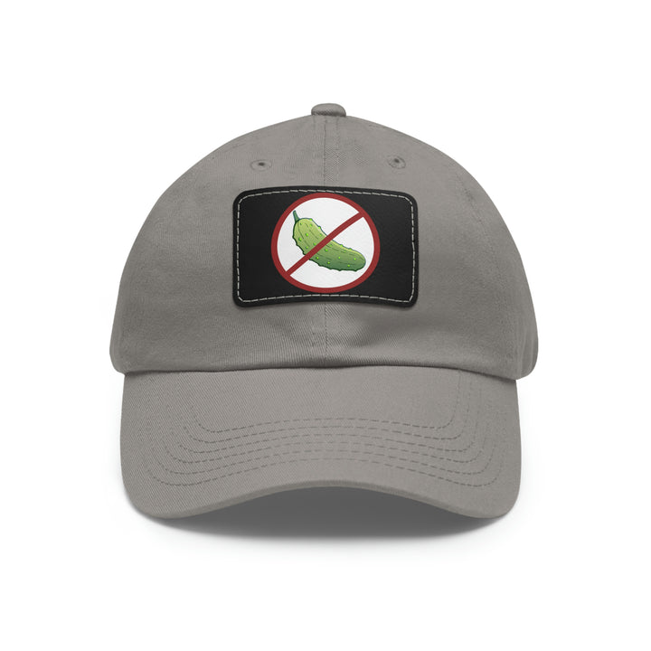 No Pickle! Pickleball Cap with Leather Patch - Great Pickleball Stuff