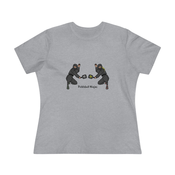 Pickleball Ninjas-Mixed Doubles Women's Relaxed-Fit T-shirt - Great Pickleball Stuff