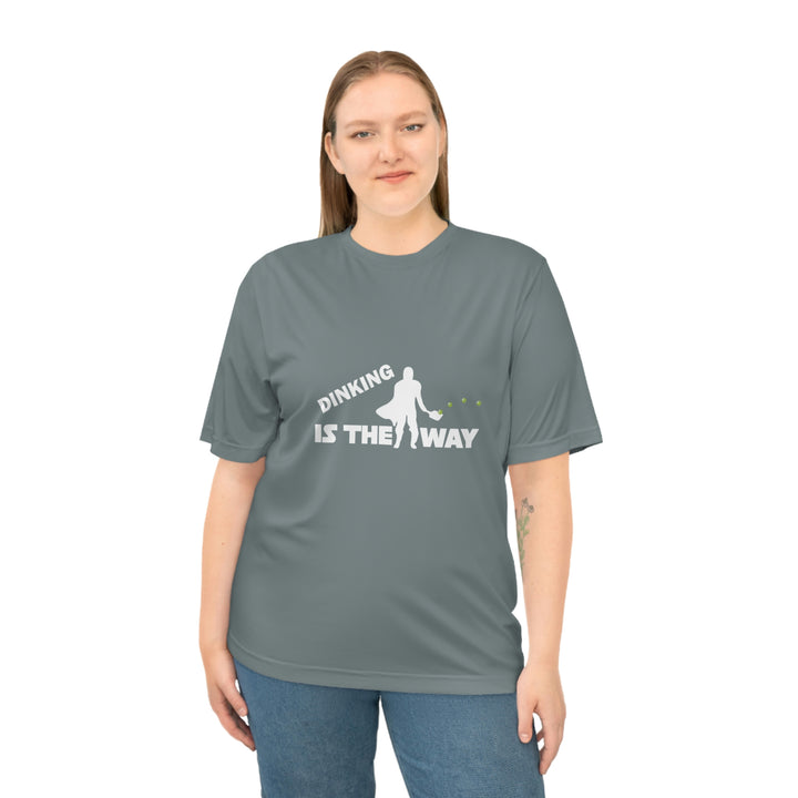 Dinking is the Way Unisex Moisture-Wicking T-Shirt - Great Pickleball Stuff