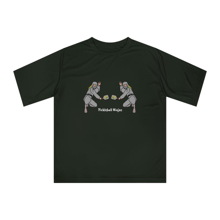 Pickleball Ninjas-Women's Doubles Unisex Moisture-Wicking T-Shirt - Great Pickleball Stuff