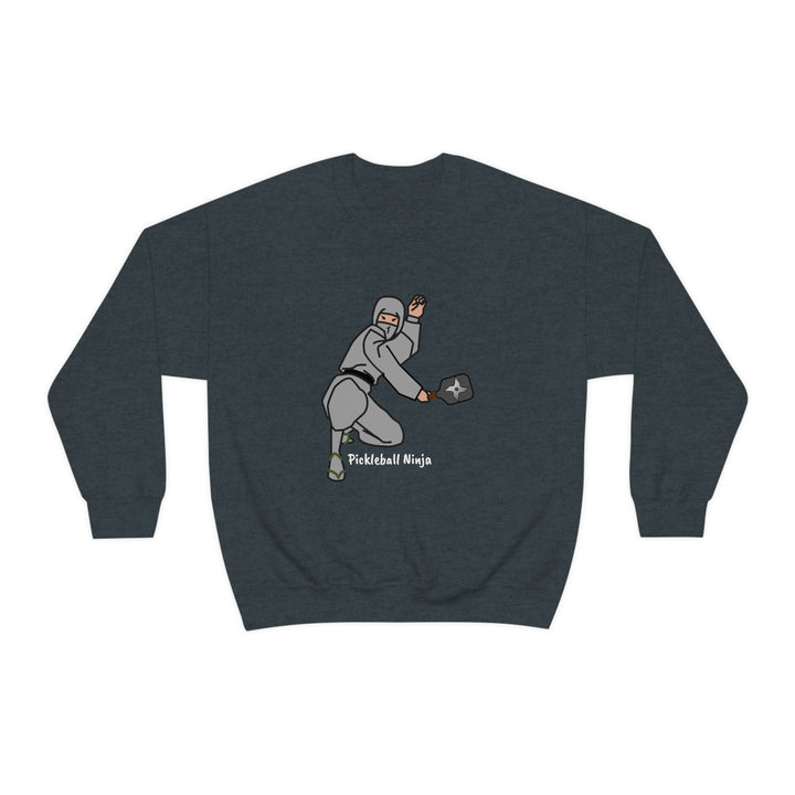 Pickleball Ninja-Male Unisex Crewneck Sweatshirt - Great Pickleball Stuff