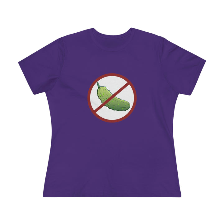 No Pickle! Women's Relaxed-Fit T-shirt - Great Pickleball Stuff